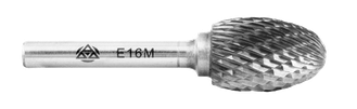 Борфреза ВиЗ овальная, тип Е , сплав ВК 8, ГОСТ Р 52780-2007