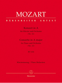 Mozart. Konzert №12 A-Dur KV414 f?r Klavier und Orchester f?r 2 Klaviere