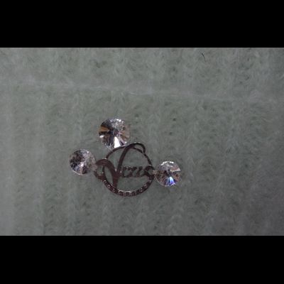 Берет вязаный с отворотом Vizio Италия 6946 BRO мятный