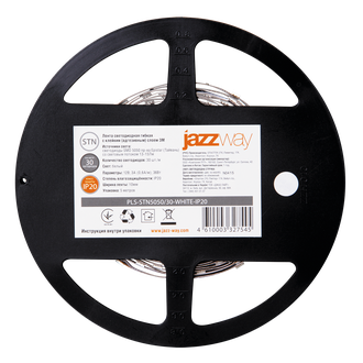 Светодиодная лента Jazzway 12V 7.2W/m 30Led/m IP65 RGB 5м (герметичная) SMD5050 327637
