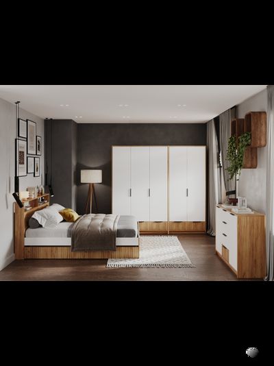 Ивис Комод КМ-002 Дуб Крафт золотой / Белый