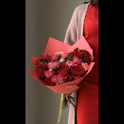 Букет 70 на день влюбленных