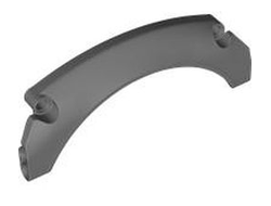 Technic, Panel Car Mudguard Arched #41 13 x 2 x 5 Rounded Top, Dark Bluish Gray (69911 / 6435029)