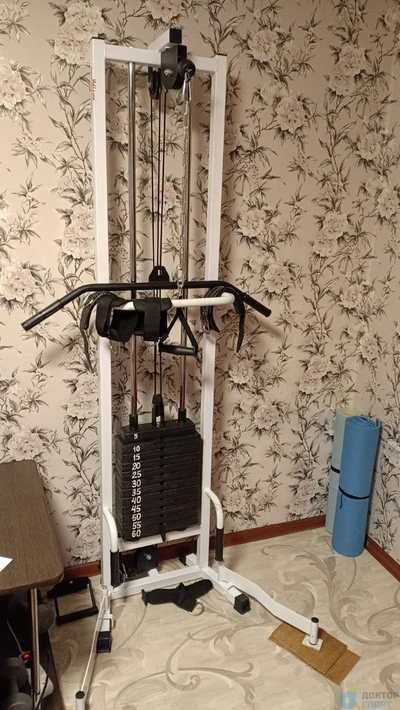 "Компакт" 60 кг со скамьей (металлические обрезиненные плиты)