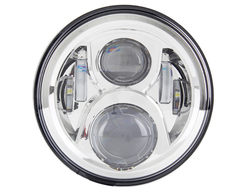 Светодиодная фара GSR-LED-7 дюймов-60W-RD Chrome, CREE, 1шт