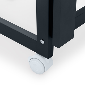 Детская кроватка Agex Lira (маятник продольный) Графит