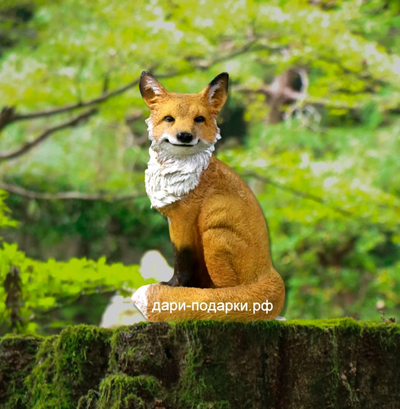 Лиса Красотка 39*26см  1,9кг  полистоун Россия 2197/012536