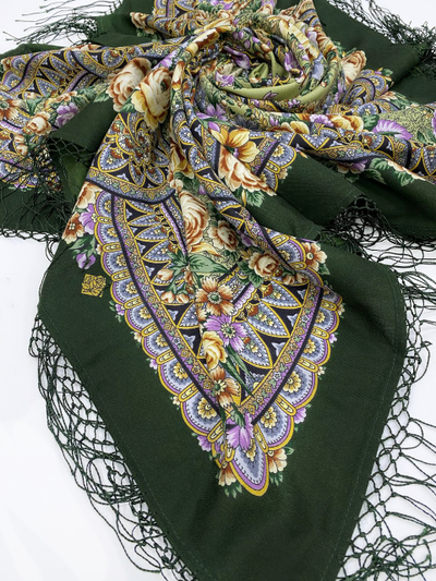 Павловопосадский платок Подружкины посиделки 1993-9