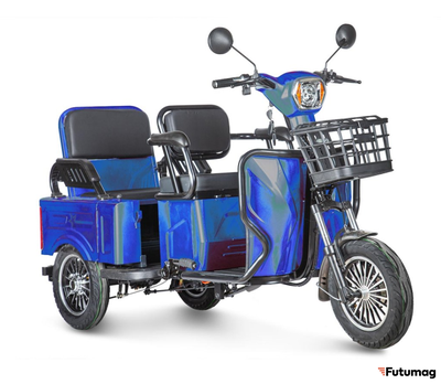 Электротрицикл Rutrike Тубан синий