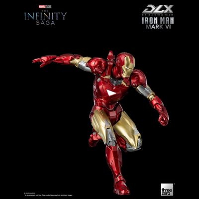 Железный Человек (Iron Man) - Коллекционная фигурка 1/12 SCALE The Infinity Saga DLX Iron Man Mark 6 (3Z05000C0) - Threezero