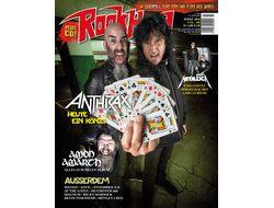 ROCK HARD Magazine March 2016 Anthrax Cover ИНОСТРАННЫЕ МУЗЫКАЛЬНЫЕ ЖУРНАЛЫ