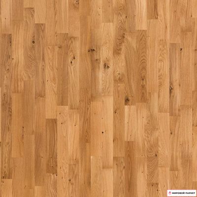 Паркетная доска PolarWood Classic Дуб Родной 188 мм 3-х полосная без фаски лак замок 2G толщина 14 мм 3.41 м2