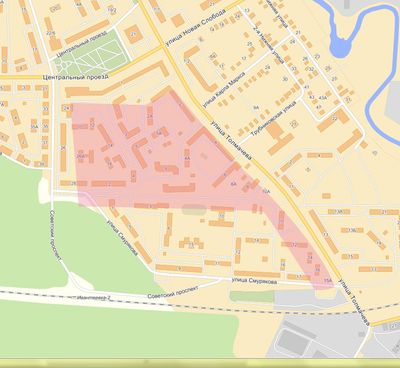 Центральный - Толмачева (70 щитов)