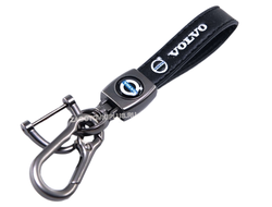 Премиум кожаный брелок с логотипом VOLVO