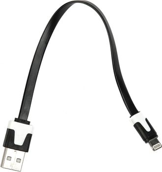 Кабель для зарядки и передачи данных, USB - Lightning, 0,15м, Dialog HC-A6401 (черный)