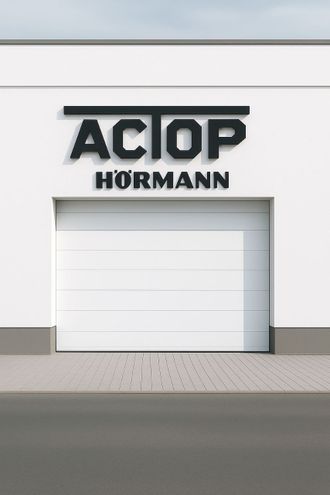 Автоматические ВОРОТА HORMANN RENOMATIC 42 с гарнитурой ручек МОТИВ L-ГОФР