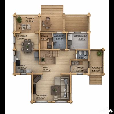 «Банный Рай»  131,75 м²