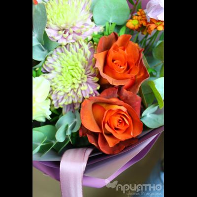 Букет цветов на 8 марта № 709