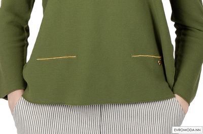 Пуловер женский с круглым вырезом Linea Cinque 03/33676 р. S (Акция)