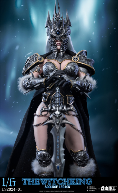 Королева-Лич (делюкс) - Коллекционная фигурка 1/6 Lich King Scourge Legion Luxury Edition (LS2024-01A) - Longshan