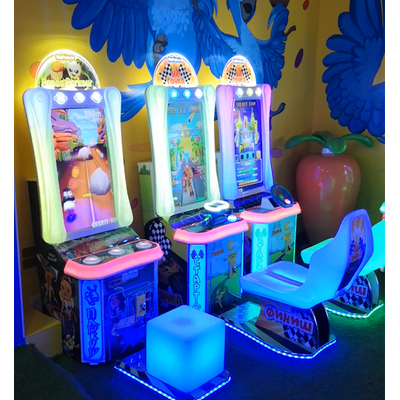 Детский игровой аппарат «Вертикальная Мото Гонка»