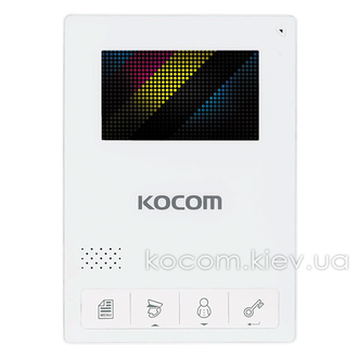 Комплект видеодомофона KCV-434 white + AVP-NG110 black