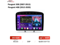 Штатная магнитола FarCar для Peugeot 308 2007-2015 и 408 2012-2020 на Android 12