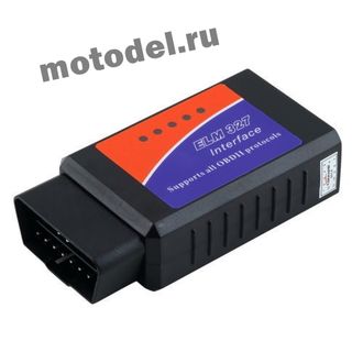 Сканер для диагностики автомобиля 1.5 (адаптер, прибор) ELM327, OBD, OBD2, Bluetooth