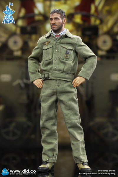 Капитан немецкой подводной лодки - Коллекционная ФИГУРКА 1/12 Palm Hero Series WWII German U-Boat Commander – Lehmann (XD80026) - DID