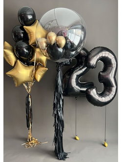 Сет "Любимому на 23" (13 шариков)