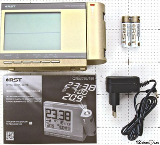 Проекционные часы-будильник RST 32758
