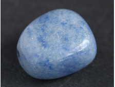Авантюрин синий (голубой), галтовка, Индия (31*26*19 мм, 27 г) №16288