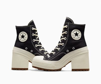 Converse Chuck 70 De Luxe Heel Black Egret