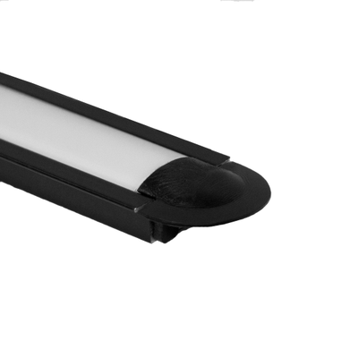 Алюминиевый профиль 4L-2206-BL-V Black | Черный ANOD