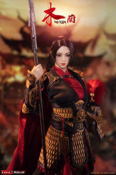 Китайская воительница Мулан (в черном) - КОЛЛЕКЦИОННАЯ ФИГУРКА 1/6 MULAN - Black (PL2023-204A) - TBLeague