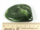 Нефрит, галтовка, Россия, Бурятия (68*55*16 мм, 105 г) №28287