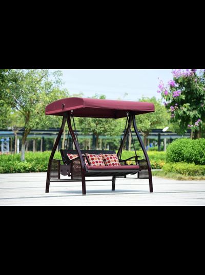 Качели садовые Rio из искусственного ротанга