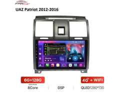 Штатная магнитола FarCar XL3109M для UAZ Patriot 2012-2016 на Android (6gb/128gb/DSP/WiFi/4G/GPS/BT)