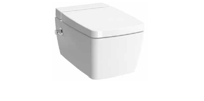 Подвесной унитаз Vitra Metropole, с функциями VitrAflush и VitrAfresh,  56 см (безободковый, с емкостью для чистящей жидкости с функцией биде и встроенным смесителем), 7672B003-1687