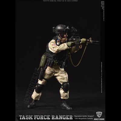 Сержант отряда "Дельта" военного спецназа  США ("Падение Черного Ястреба") - Коллекционная фигурка 1/12 scale US Delta Special Force - master sergeant (LW005) - Crazy Figure
