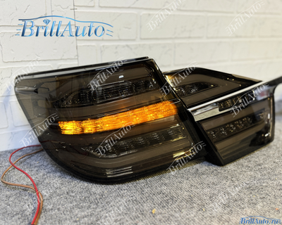 Стопы Toyota Camry 55 стиль Mercedes черные тонированные