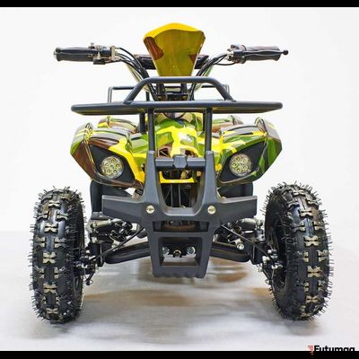 Квадроцикл GreenCamel Гоби K21 (30 Ah 36V 800W R6 Цепь) Армейский желтый