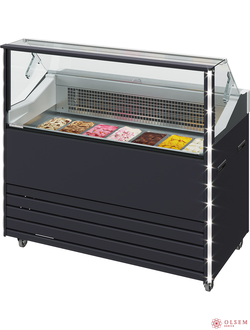 Витрина для мороженого Carboma Bliss IC72 SL 1,3-1 станд. цвета