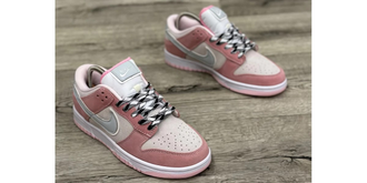Nike SB Dunk Low White Pink Grey