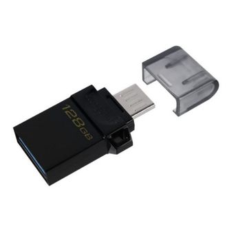 Флеш-память Kingston microDuo 3.0 G2, 128Gb, USB 3.2 G1,mUSB,DTDUO3G2/128GB