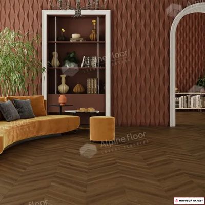 Ламинат Alpine Floor Chevron Art Дуб Денали LF109-09 34 класс толщина 12 мм с фаской 1.232 м2