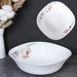 Столовый сервиз "Чайная роза квадро 13пр."