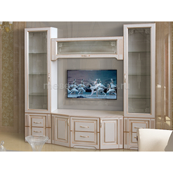 ШМ409 Гостиная Версаль-1. Размер: 2200х2015х460. ТВ-ниша: 1200х895.