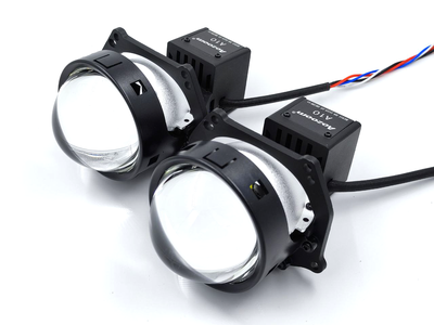 Билед модули Aozoom A10 24 вольта, 3.0 дюйма, 2 чипа, 5500К, 24V, 58W/66W, крепление 3R (комплект, 2шт)