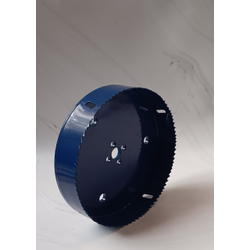 Коронка биметаллическая диаметр 114 мм глубина 40 мм